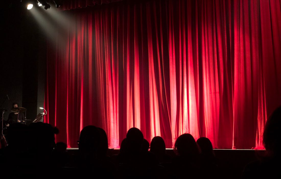 Theatre lights in London