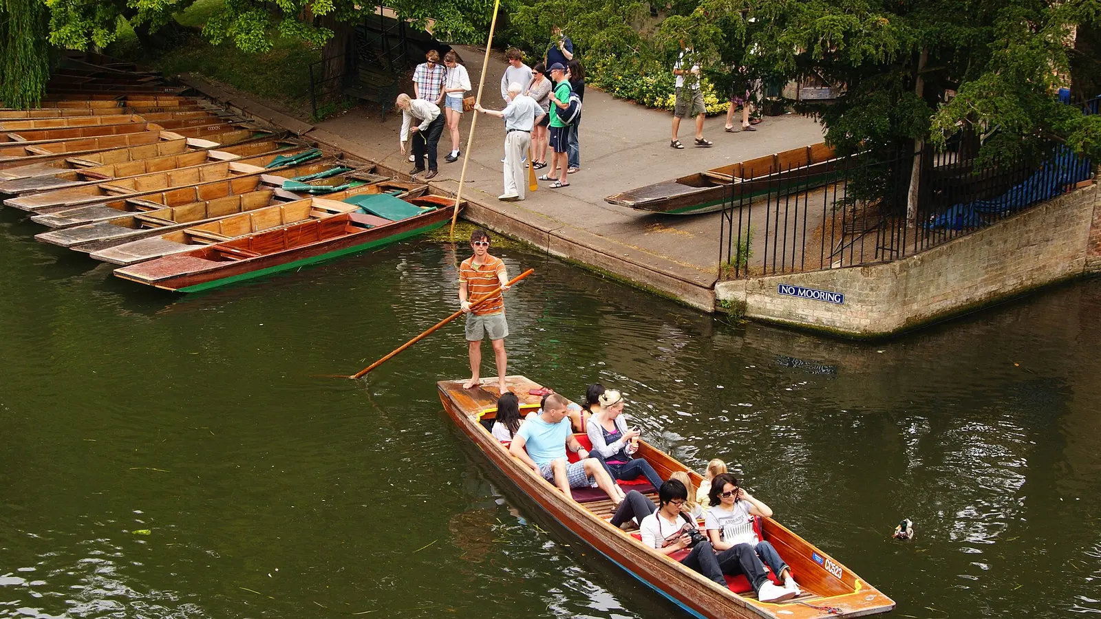Punting on the River Cam, Cambridge